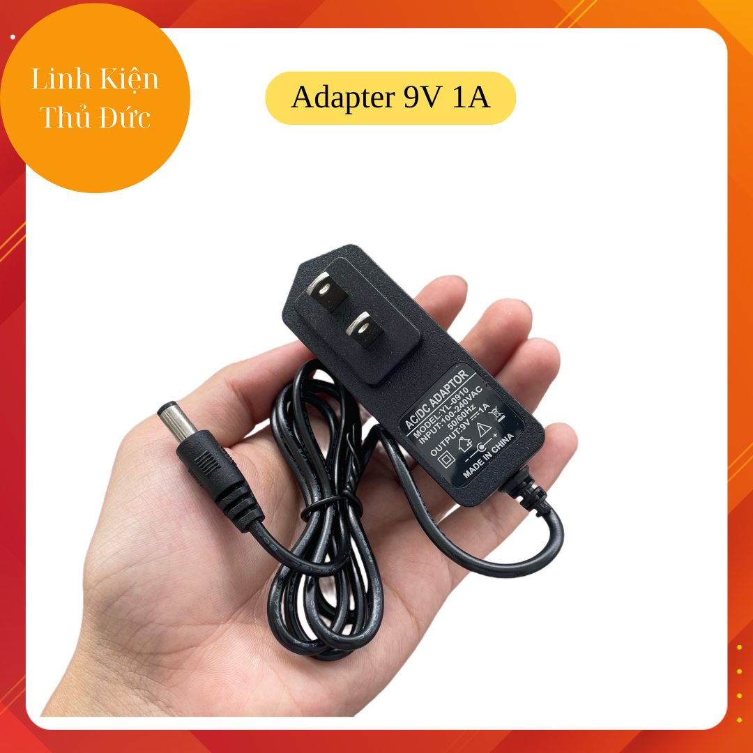 Nguồn adapter 9v 1a