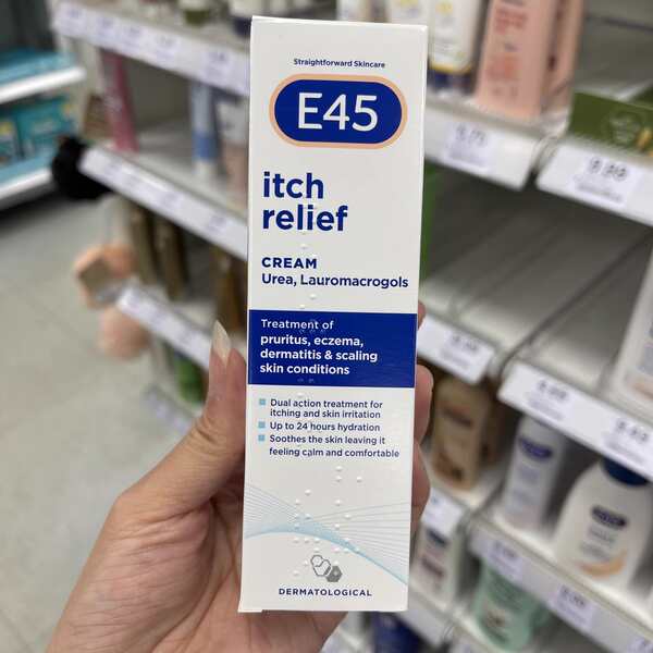 ◎New in stock UK E45 Moisturizer Itch Relief Soothing and Relieve Itching Moisturizing Cream Moisturizing and Dry☛