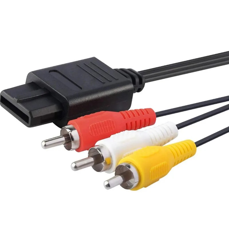 Sáng tạo phiên bản giới hạn âm thanh video AV Composite cáp để RCA dây cho Nintendo 64 N64 gamec GC ngc SFC TV kết nối dây