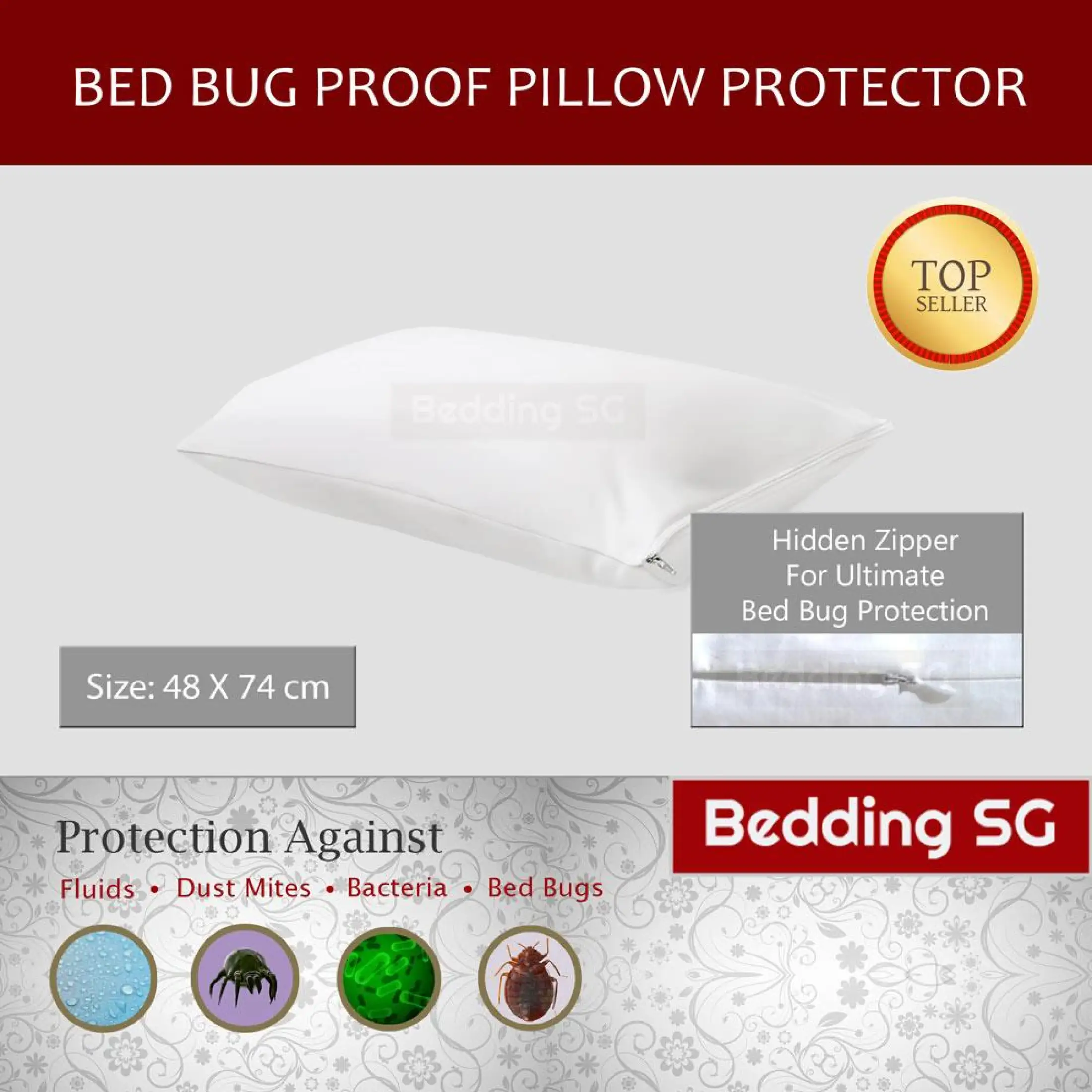 sweat proof pillow protector