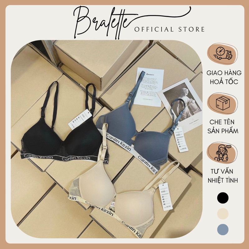 Áo lót không gọng canlin kexin đệm bàn tay bralette cao cấp al20