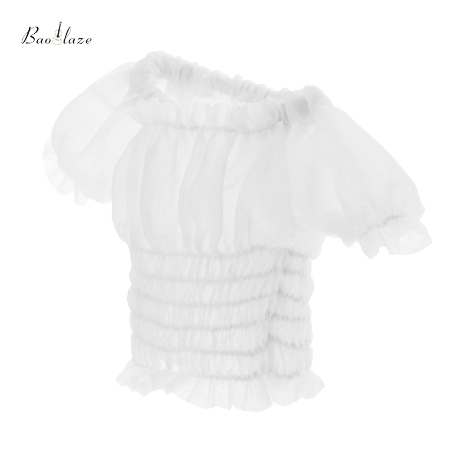 Baoblaze 1/6 Women's Clothing Puff Sleeve Top T Shirt Fit 12 '' Action Figure ราคา 8,163 บาท*ส่งฟรี