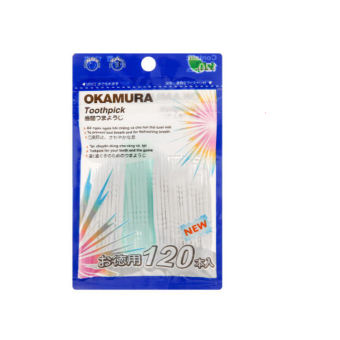 TĂM XỈA RĂNG BẰNG NHỰA OKAMURA NHẬT BẢN (TÚI 120 CHIẾC) - TĂM NHỰA NHA KHOA - KONNI39 TĐ