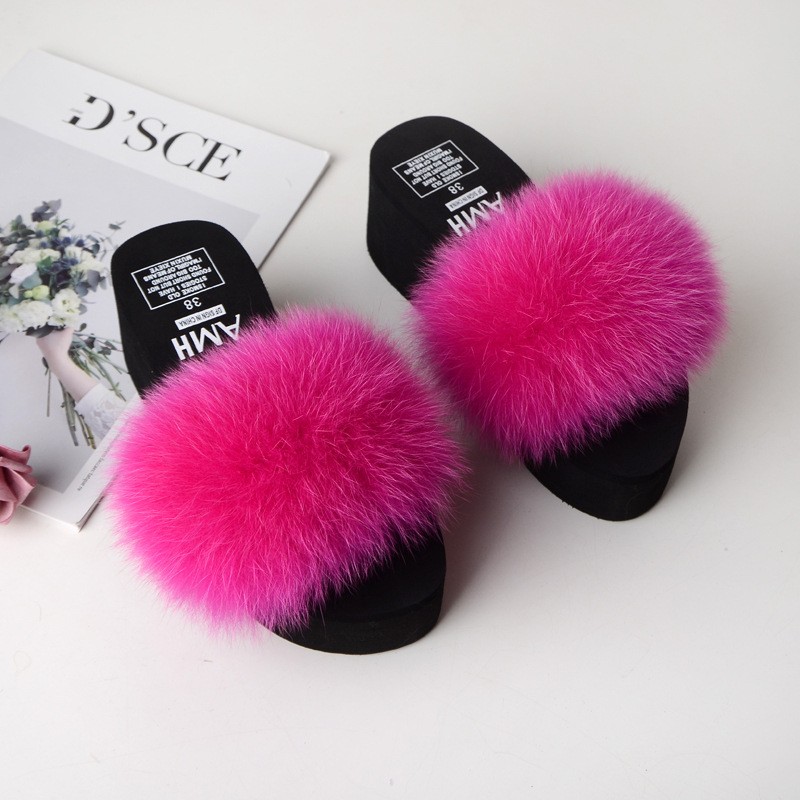 fluffy slippers online
