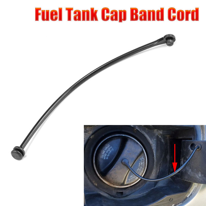 1Pcs Black Car Fuel Tank Cap Anti-Lost Rope Strap Fit For E81 E87 E88 E46 E90 E91 E92 E60 E61 F01 F02 E83 16117193372