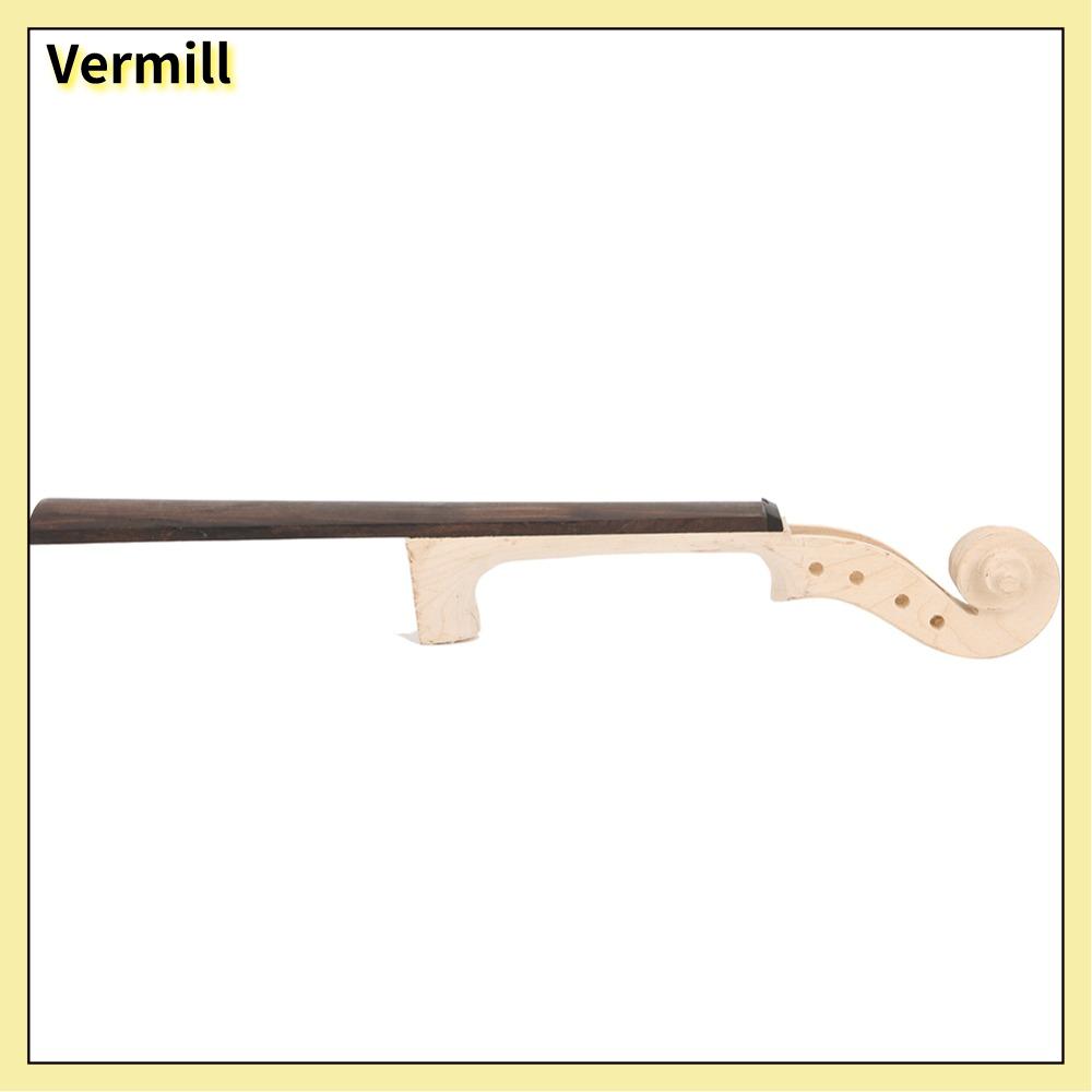VERMILL Cây phong Cổ đàn violin ​ ​ Màu gỗ  đen ​ Phụ kiện nhạc cụ ​ ​ Thay thế phụ tùng đàn violin Bền bỉ Bàn phím ngón tay ​ ​ Bàn phím đàn violin ​ Dành cho violin 4/4