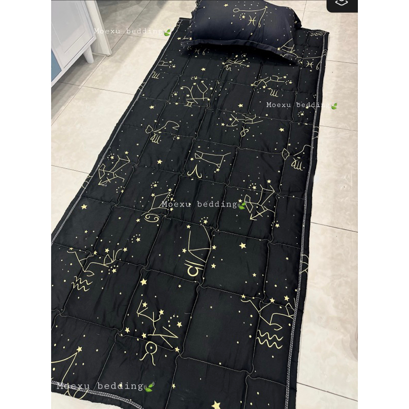 tấm trải nệm văn phòng gấp gọn- topper 90cm x 200cm mỏng độ dầy 2-3cm_nệm ngủ văn phòng tiêu chuẩn 5*