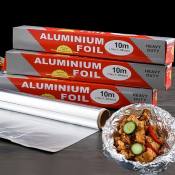 Heavy Duty Aluminum Foil Roll 10M for Cooking & Storage