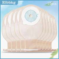 Elbbkg 10pcs colostomy ถุง colostomy ทิ้ง ostomy drainable เดียวใช้กระเป๋า
