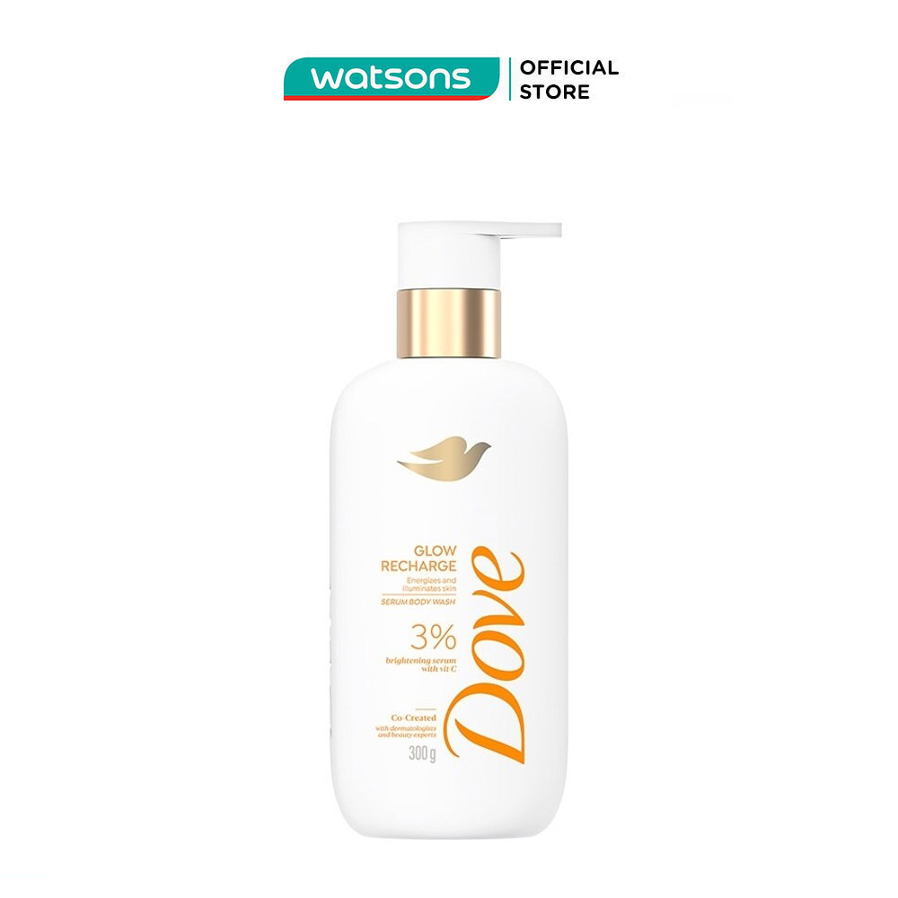 Sữa Tắm Dưỡng Ẩm Sáng Da Dove Glow Recharge Serum Body Wash 300g