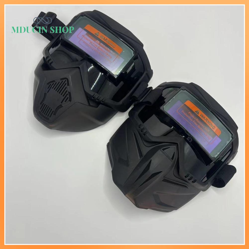 MDUCIN SHOP Tự động làm tối Kính hàn Có thể tháo rời Dây đeo có thể điều chỉnh Tấm chắn  Chất lượng cao Loại tách Bảo vệ  Thiết bị bảo hộ lao động