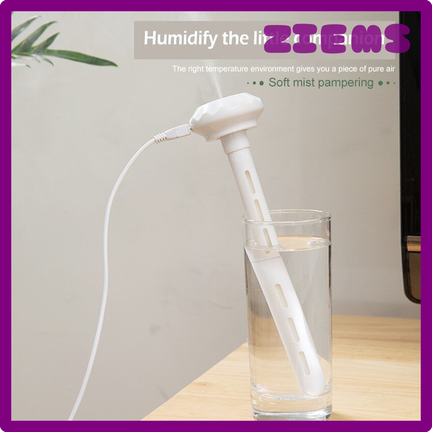 [ZIEMS] USB Humidifier Mini Bedroom Living Room Household Electric Load Office Desktop Small Portable Nano Spray Water Replenisher