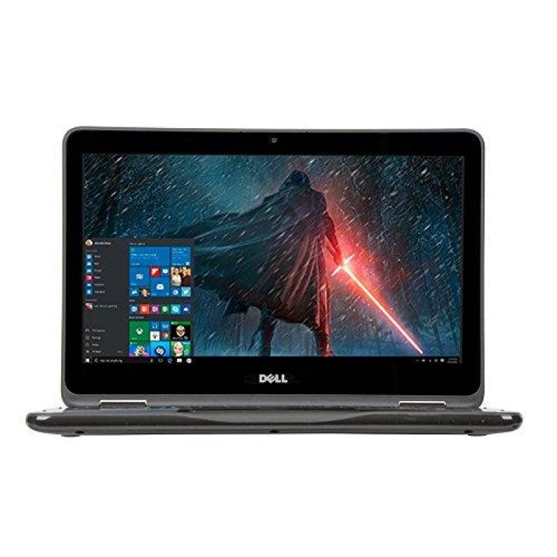 2018 Newest Dell Lightweight Inspiron 11.6 Touchscreen 2 in 1 Laptop PC AMD A6-9220e Processor 4GB DDR4 RAM 32GB eMMC SSD Hard Drive Radeon R4 Graphics Wifi Webcam Bluetooth 3.2 Lbs Windows 10-Gray