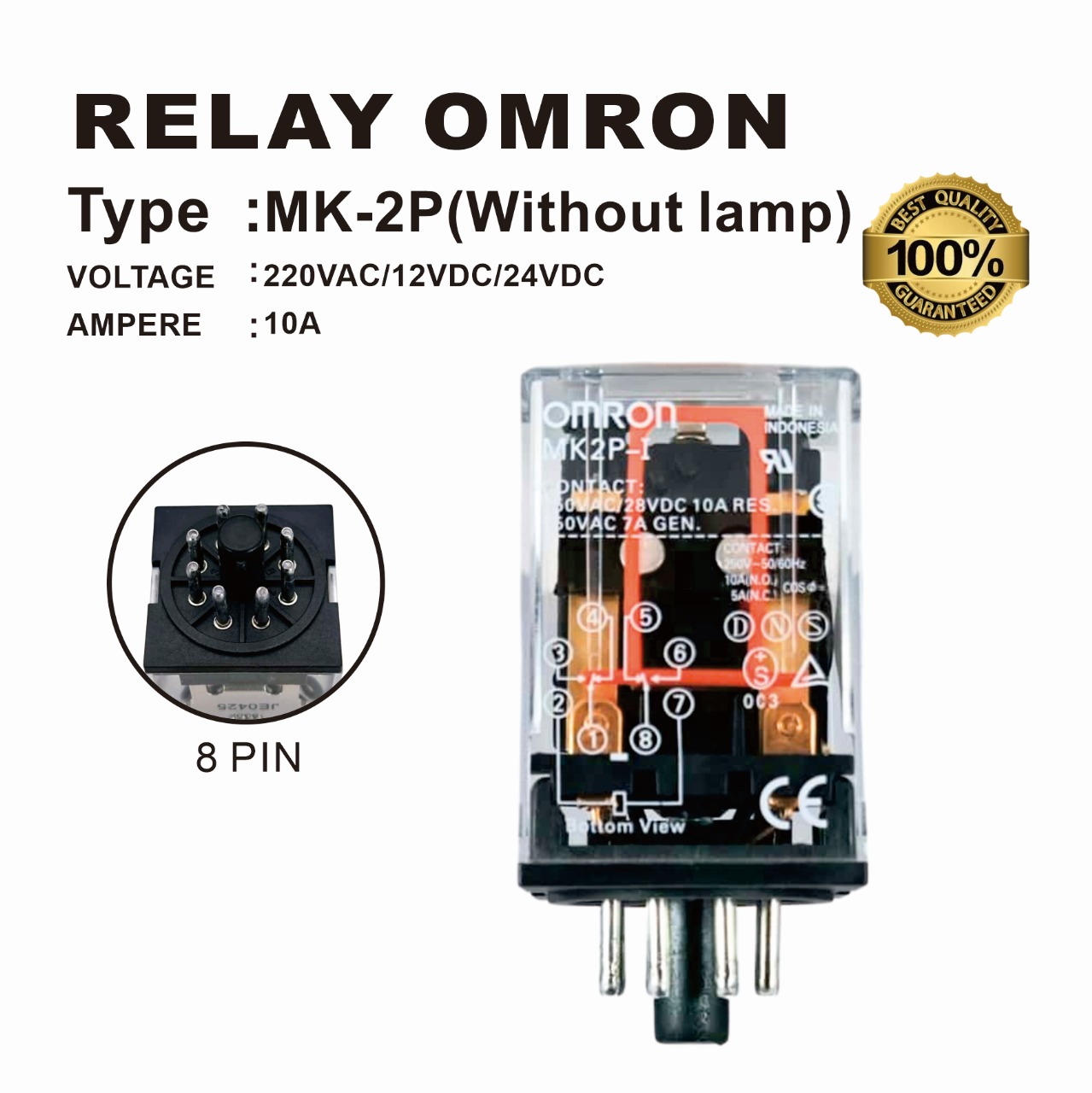 1 Relé G8se-1a4-e De 12 V Cc Y 225 V, 6 Pines | Meses Sin Interés - Foto 6