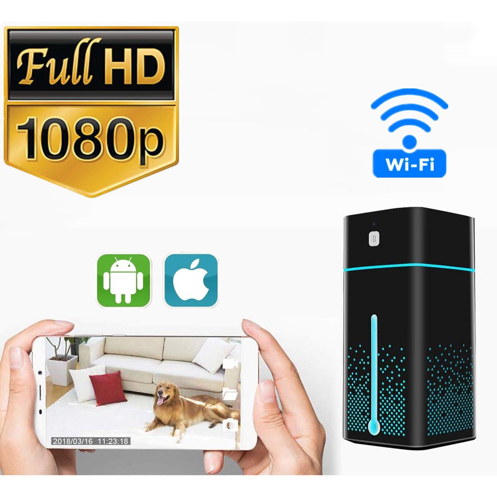 ///ลด30%-ส่งด่วนฟรี///เครื่องฟอกอากาศ กล้องวงจรปิด รักษาความปลอดภัย ไร้สาย 1080P HD WiFi VCR ราคา 1,867 บาท*ส่งฟรี