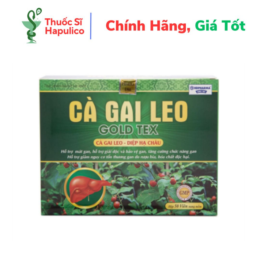 Bổ gan Cà Gai Leo thảo dượᴄ mát gan, giải độc gan - 50 viên