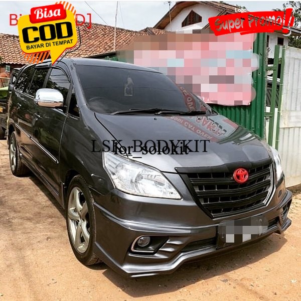 [Ready COD] Bodykit Kijang Inova Vs Style 2013 2014 2015 Full Set Grade-A Harga 113,850 rupiah*Gratis Ongkir