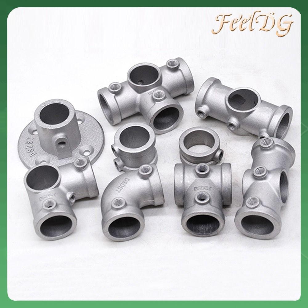 FEELDG Thép hợp  nhôm Đầu nối ống 3\4" Khóa cố định Chốt khung  Góc Đầu nối ống tròn Kệ ống thép