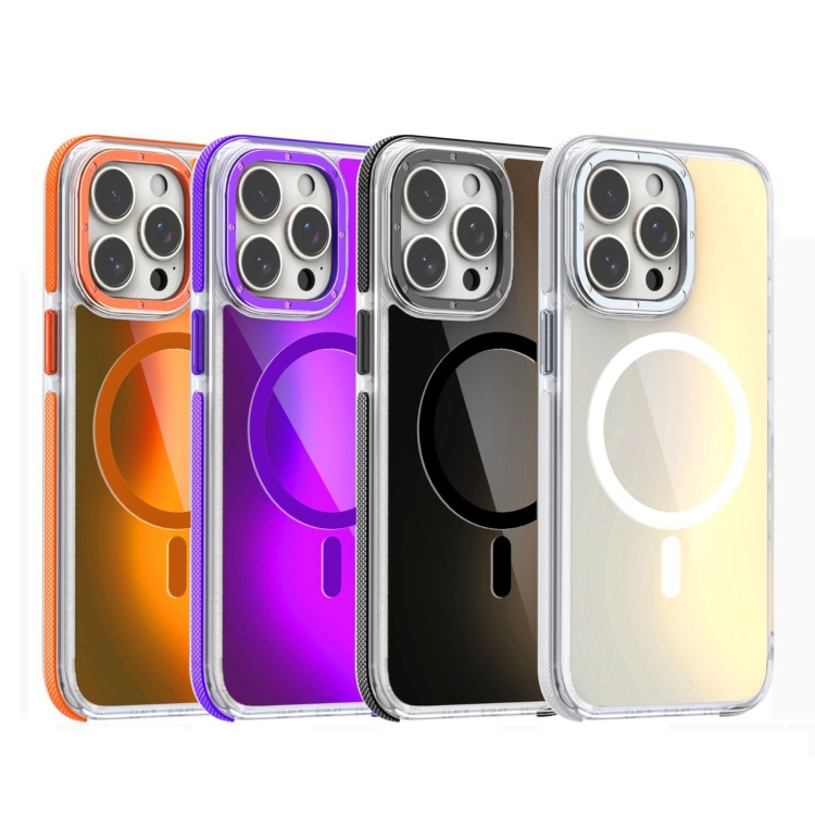 【 5AceShop 】 Dual-Color Gradient Discolor MagSafe Phone Case For iPhone 11/iPhone 11 Pro Max/iPhone 12/iPhone 12 Pro/iPhone 12 Pro Max/iPhone 13/iPhone 13 Pro/iPhone 13 Pro Max/iPhone 14/iPhone 14 Plus/iPhone 14 Pro/iPhone 14 Pro Max/iPhone 15/iPhone 15 P