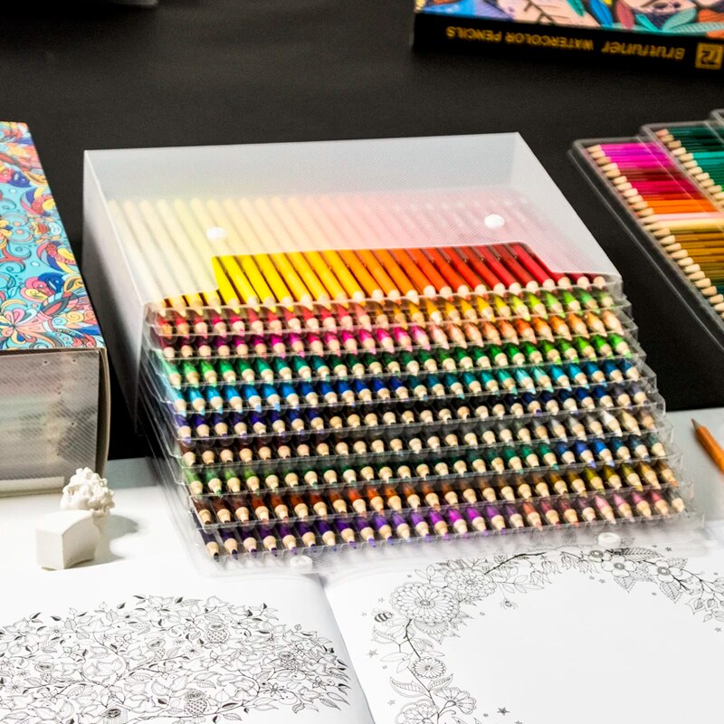 260 Professional Oil Colored Pencils Wood Watercolor Pencils Drawing Pencil  Set For School Art Supplies