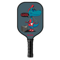 Children Pickleball Paddle Kids Pickleball Racket Fun Cartoon Print Kids Pickleball Paddle Lightweight Fiber Racket for Children Perfect Birthday Gift Pickleball Accessories