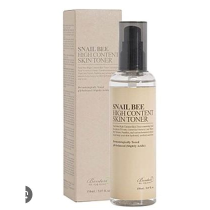 Nước hoa hồng Benton SNAIL BEE HIGH CONTENT SKIN 150ml