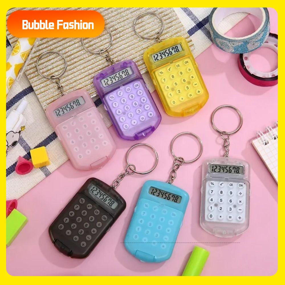 BUBBLE FASHION Đa chức năng Máy tính Hiển thị 8 chữ số Sáng Tạo Văn phòng phẩm học sinh Di động Mini Đồ dùng học tập Văn phòng