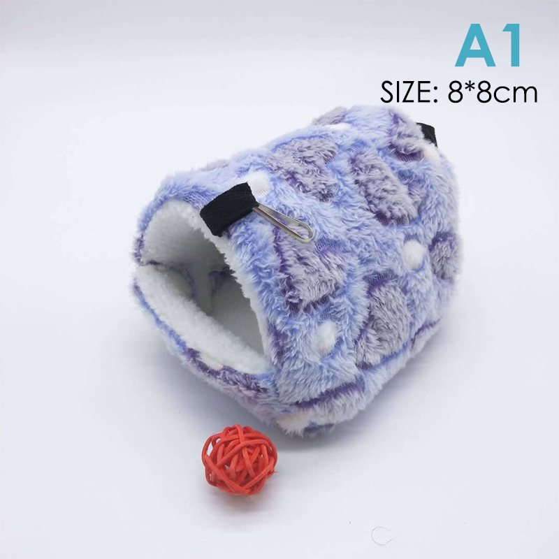 [HUSTOM] COD Hamster ấm giường mềm và nhà động vật gặm nhấm lồng chuột bông guinea lợn phụ kiện - 2