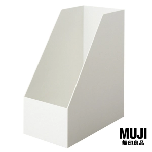 ภาพหน้าปกสินค้ามูจิ กล่องแฟ้มโพลีโพรพิลีน - MUJI Polypropylene Stand File Box A4 Wide White Grey (W15 x D27.6 x H31.8 cm) ที่เกี่ยวข้อง