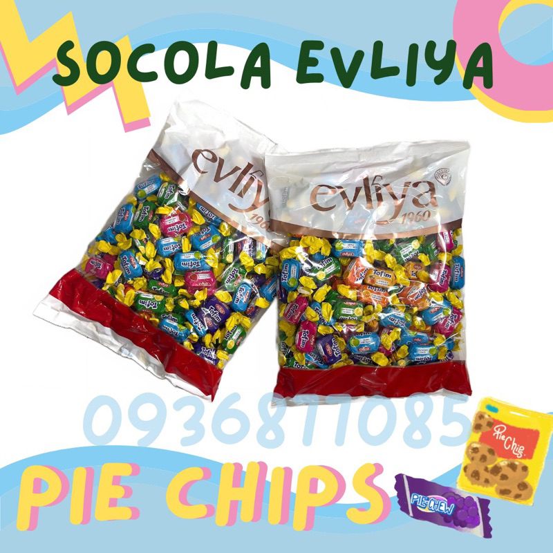 Kẹo mềm tofim hương trái cây sáng hiệu evliya - evliya - tofim candy 1kg