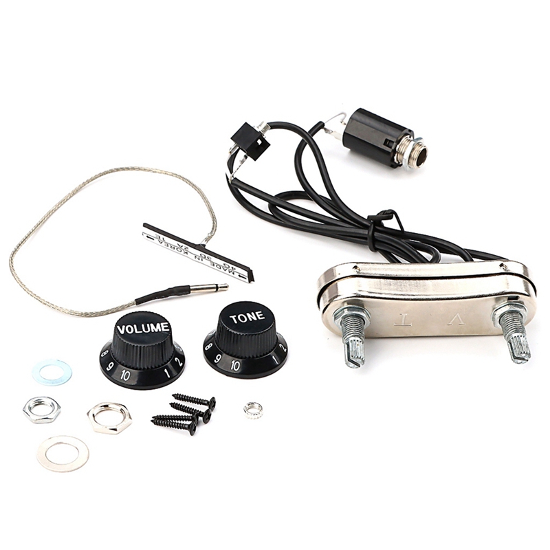 Violin Pickup Piezo Transducer Bridge Set with Tone Volume Knob for Violin Parts Harga  67 Ringgit*Penghantaran Percuma
