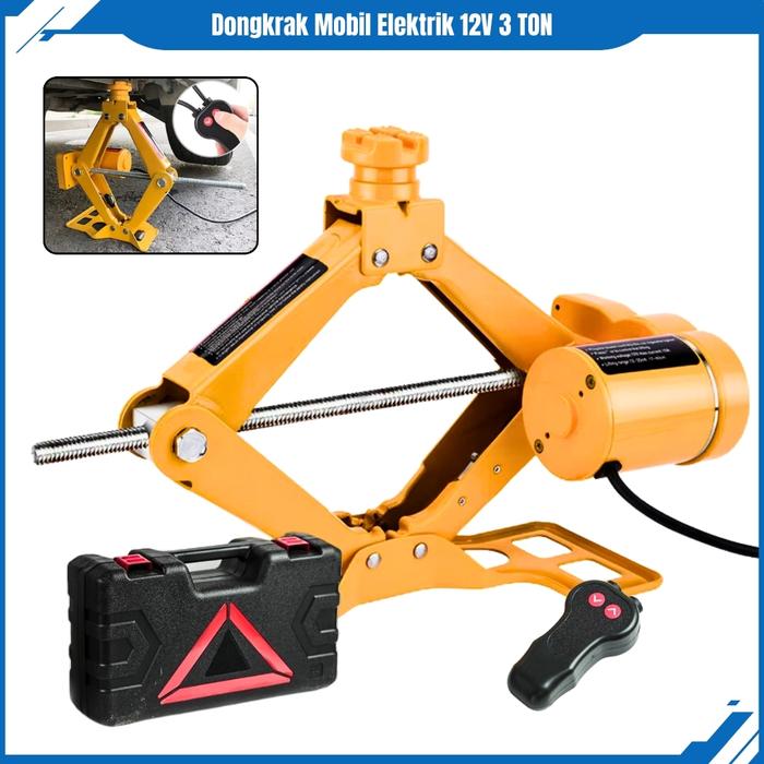 DONGKRAK MOBIL TRUK ELEKTRIK MAKSIMAL 3 TON POWER AKI 12VOLT 13AMPERE Giá 1,559,000 Đồng*Miễn phí vận chuyển