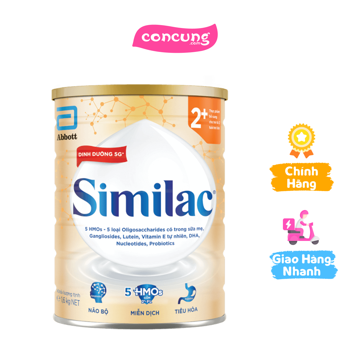 Sữa Similac 5G số 4 1,6kg (2-6 tuổi)