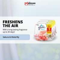 Glade Scented Gel Sakura & Waterlily Air Freshener - (180G X 3) [Bundle of 3]