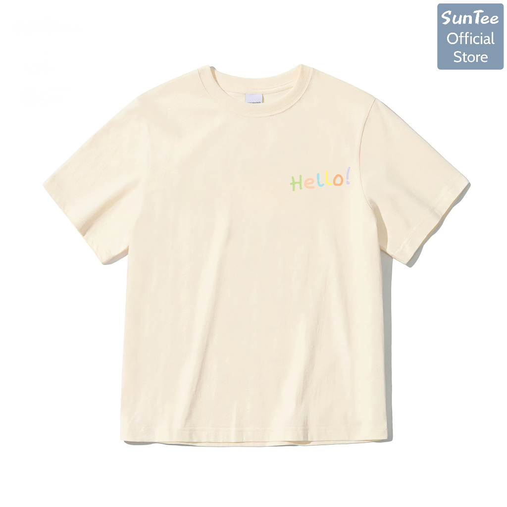 Áo Thun Nữ SUNTEE Phong Cách Baby Tee In Chữ Vải Cotton 250GSM Cao Cấp Thoáng Mát BBT106