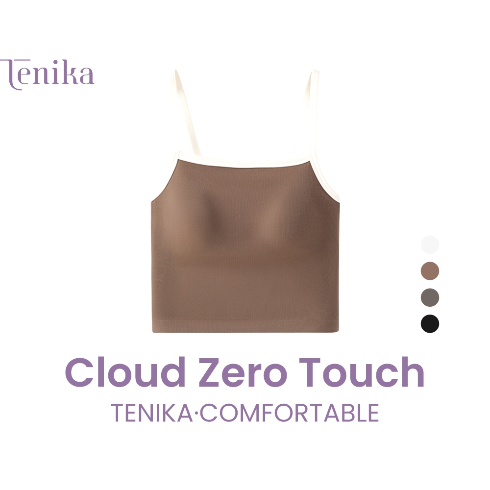 TENIKA Comfortable Tank Tops Rimless High Elastic Sweat-Absorbing Comfortable Sponge Breathable -017 ราคา 385 บาท*ส่งฟรี