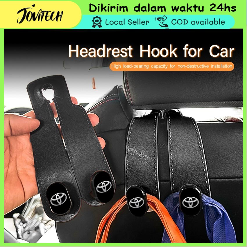 Kait Kursi Mobil Belakang Sandaran Hanger Kursi Mobil Toyota Logo Kait Hook Ganda Kait Belakang Logam Kulit Kait Kecil Kait Dudukan Ponsel Di Dalam Mobil Harga 19,000 Ringgit*Penghantaran Percuma