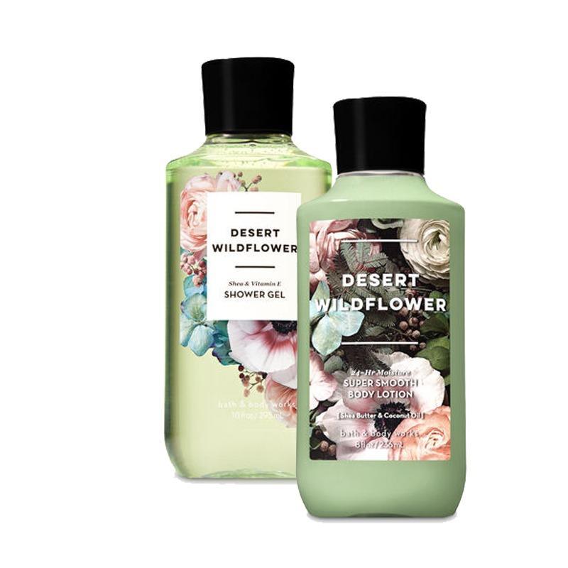 Buy Bath & Body Works : BUNDLE DEAL!!! Desert Wildflower - Shower Gel and Body Lotion - Bath and Bodyworks - BBW Singapore