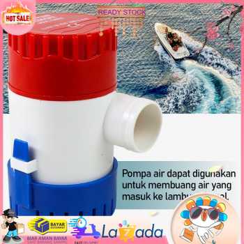 KUALITAS TERBAIK - PENGIRIMAN TERBAIK - Pompa Air Submersible Under Water 1100GPH Bilge Pump DC 12V Tekanan Tinggi Tenaga Aki Accu atau Adaptor