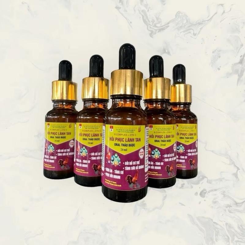 Lành tan phục hồi (20ml) là sản phẩm công ty sumi japan. Giúp bồi bổ và phục hồi cơ thể cho vật nuôi