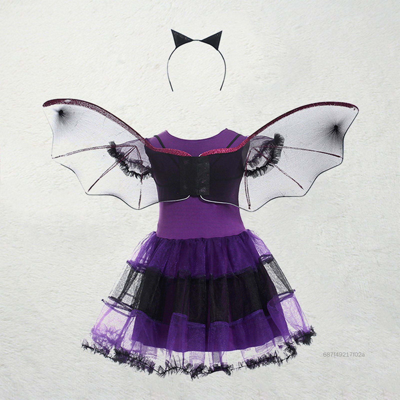 Bang phục phù thủy Cho bé gái 2-9 tuổi halloween tr