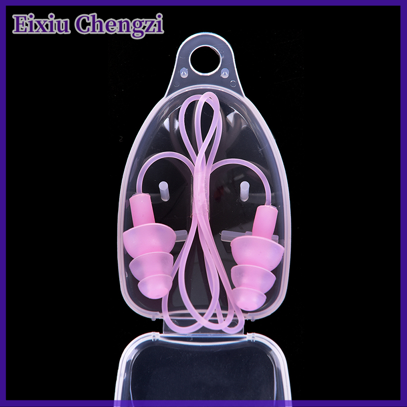 Eixiu Nút Bịt Tai bơi silicon Nút Bịt Tai Phụ kiện bể bơi nút bịt tai bơi thể thao dưới nước