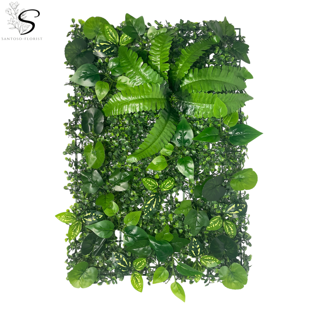 Tanaman Rumput Dinding Rambat 40 x 60 CM Daun Hijau Palsu Dekorasi Ruangan / CZ-172