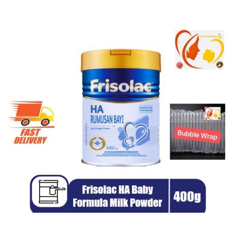 Frisolac HA Baby Formula Milk Powder (0-12Months) 400G Exp:2025
