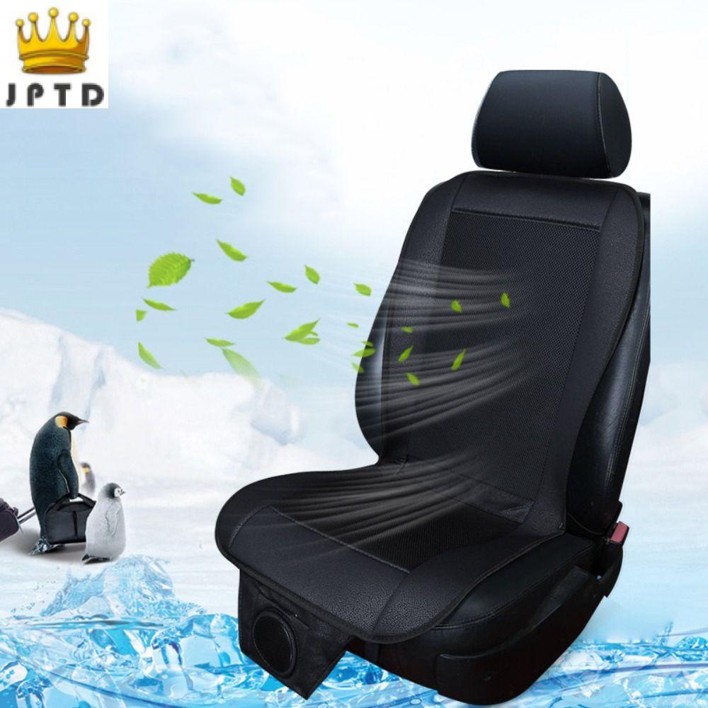 JPTD Mùa hè mát mẻ Bọc ghế Thông Gió Quạt 12V Quạt thổi Đệm xe hơi mùa hè mát mẻ Đệm ghế khí mát mẻ Tấm làm mát ghế ô tô Dành cho mùa hè Giá 649,000 Đồng*Miễn phí vận chuyển