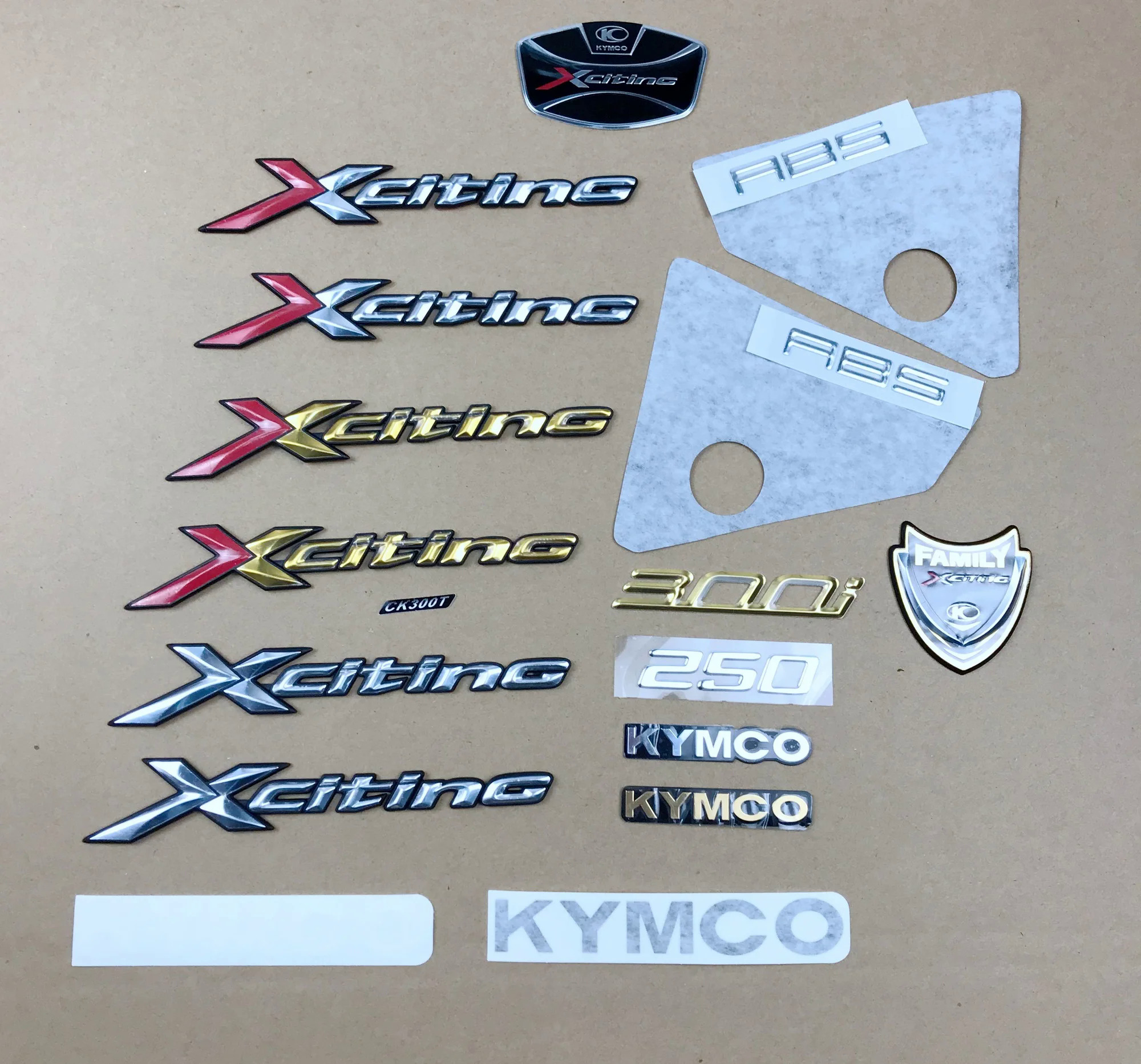 Xe máy đầy đủ xe DECAL sticker cho Kymco xciting 250I 300i ABS