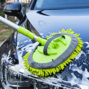 Magic Spin Retractable Microfiber Car Wash Brush by XYZ Brand