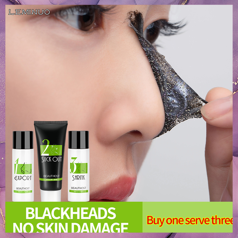 Buy Leminuo Official Store Blackhead Combination Gift Box Effectively Remove Blackheads Shrink Pores Control Skin Oil Deep Cleans Pores Singapore