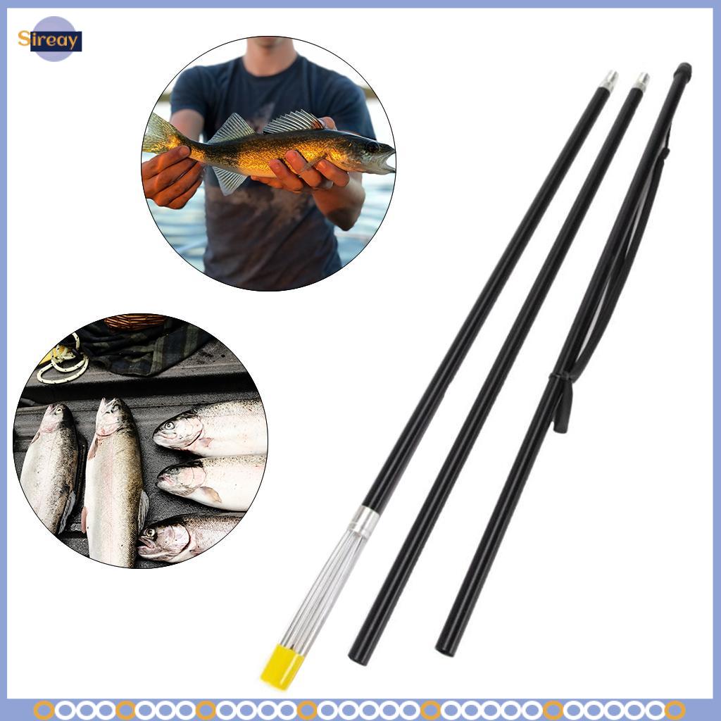 Acituna Portable Fishing Spears Aluminum Alloy Barbed Hooks Saltwater Freshwater Locking Telescopic Rod Fork Harpoon Fish's ราคา 29,307 บาท*ส่งฟรี