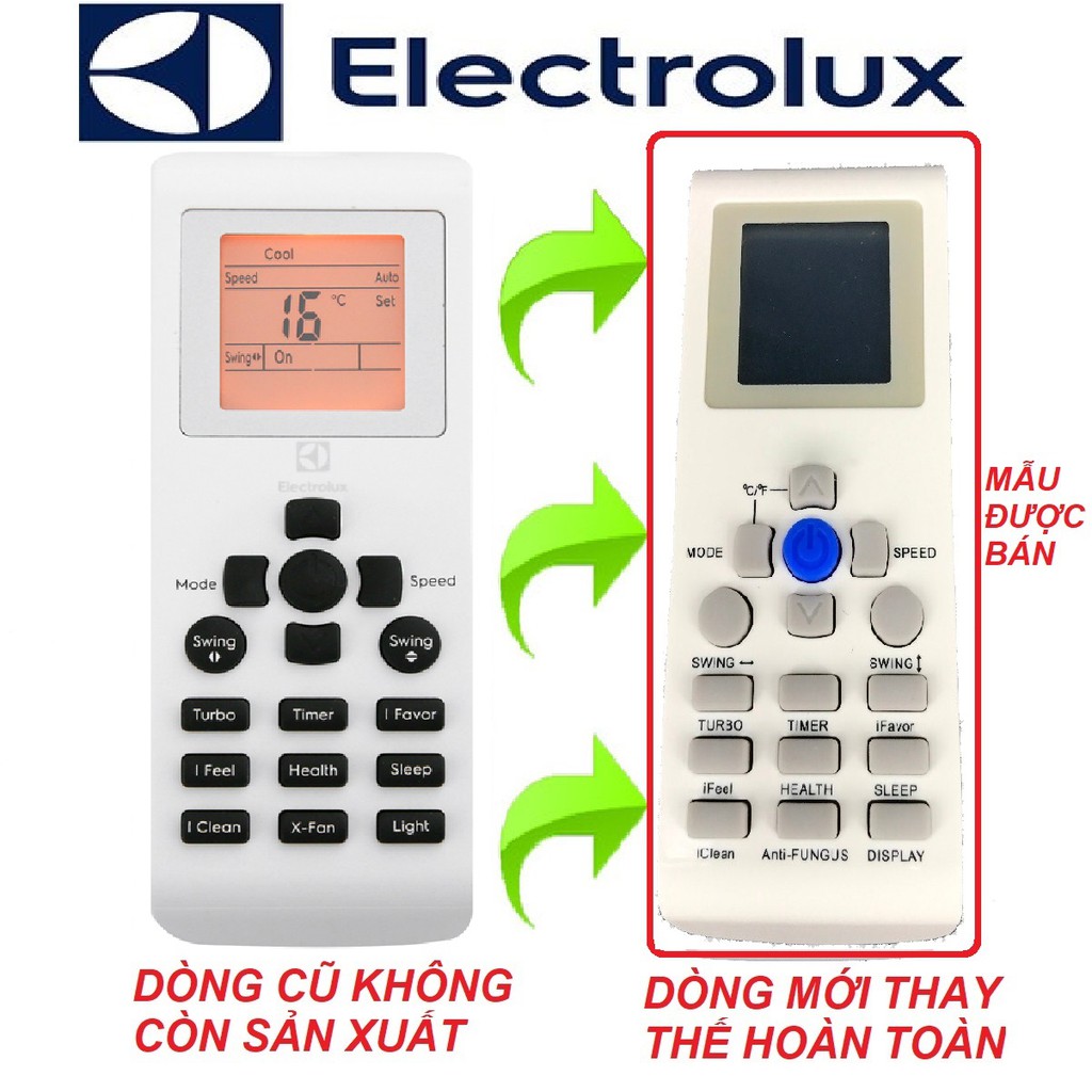 Remote máy lạnh ELECTROLUX - Điều khiển điều hòa ELECTROLUX